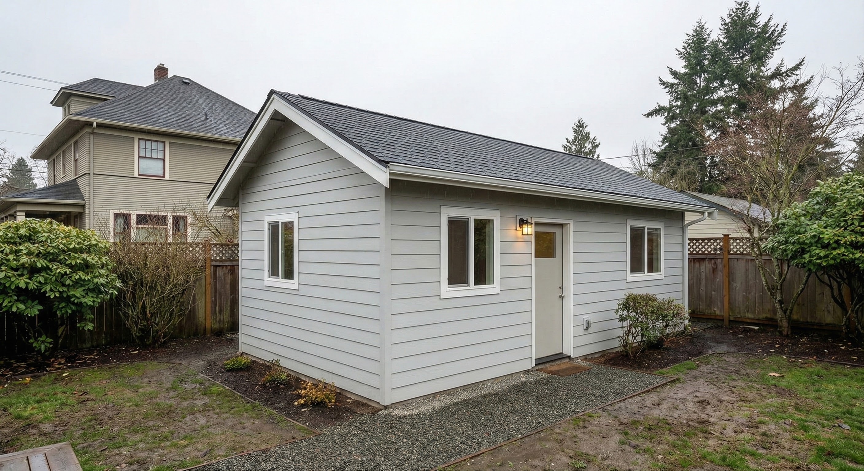 ADU construction  project completed by Kolmo Construction in Seattle - Example 1 showing quality craftsmanship